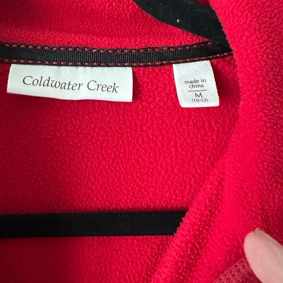 Cold Water Creek, Fleece, Pop Over w/Ruffle
Sz M
Great Condition - Picture 2 of 7